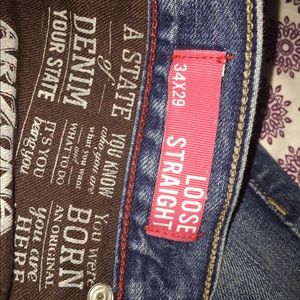 Men’s Arizona jeans size 34x29